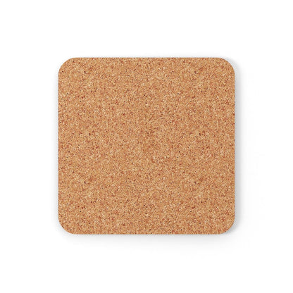 Corkwood Coaster Set - 4 Pieces / Genesis 1:26-27 Graphic Print-2